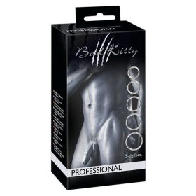 Setul Bad Kitty de 5 inele metalice