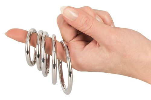 Setul Bad Kitty de 5 inele metalice