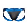 C4M-Desire suspensoare-BlueLeatherette-XL