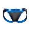 C4M-Desire suspensoare-BlueLeatherette-XL