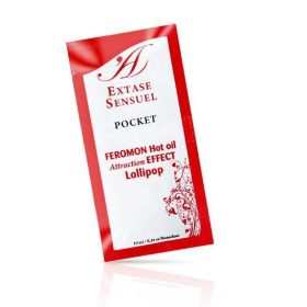   EXTASE SENSUAL - MASSZÁZSOLAJ HŐHATÁSÚ FEROMONOKKAL, NYALÓKA 10 ML
