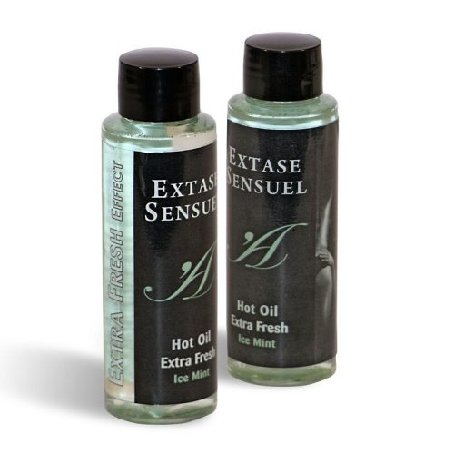 EXTASE SENSUAL – MASSZÁZSOLAJ EXTRA FRISS JÉGHATÁSSAL, 100 ML