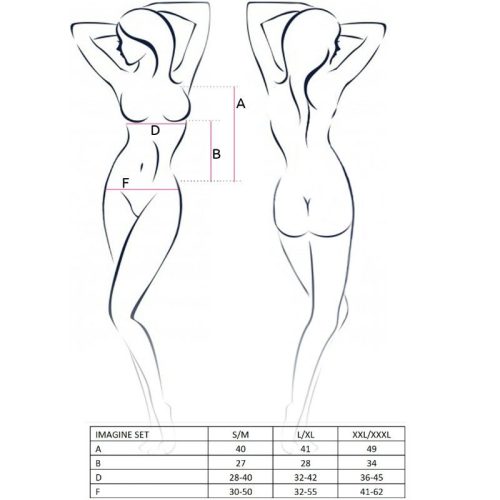 SZENVEDÉLY – NŐ KÉPZELJE EL A S/M MÉRETŰ SZETTET
