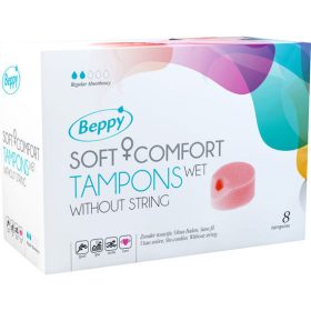 BEPPY - PUHA KÉNYELMES TAMPONOK NEDVES 8 EGYSÉG