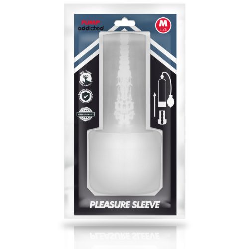 PUMP ADDICTED - PLEASURE SLEEVE MASTUBADOR M MÉRET