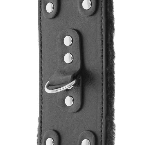 SÖTÉTSÉG – FEKETE, ÁLLÍTHATÓ BŐRBILINCSEK BÉLÉSSZEL