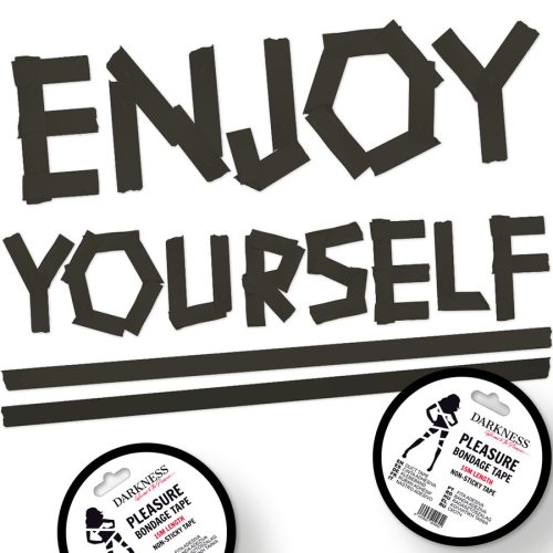 SÖTÉTSÉG - NEM RAGADÓS FEKETE KÖTÖZŐKAZETTA 15M