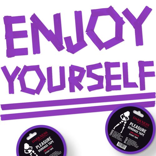 SÖTÉTSÉG - RAGADÓS LILA KÖTÖZŐSZALAG 15M