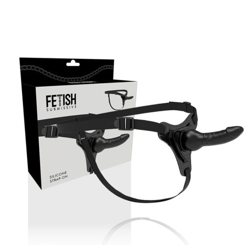 FETIS ALÁVETŐ HÁM – FEKETE SZILIKON VALÓSÁGHŰ 16 CM