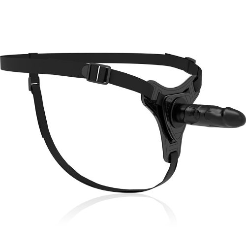 FETIS ALÁRENDELT HEGYENDER – REALISTA FEKETE SZILIKON 15 CM