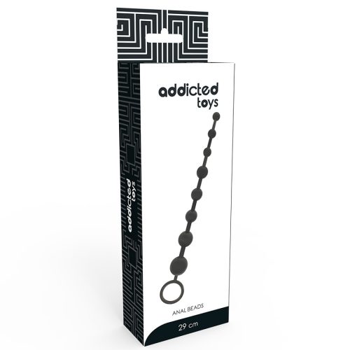 ADDICTED TOYS - ANÁLIS GYÖNGYÖK 29 CM FEKETE