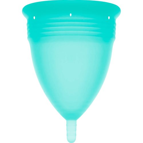 STERCUP - FDA SZILIKON MENSTRUÁLIS KUHARA AKVAMARIN - S MÉRET