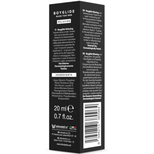 INTIMATELINE - BOYGLIDE ANÁLIS RELAXÁLÓ SPRAY 20 ML