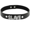 COQUETTE CHIC DESIRE - SLAVE VEGÁN BŐR CHOKER