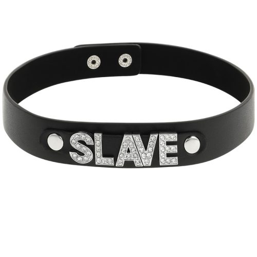 COQUETTE CHIC DESIRE - SLAVE VEGÁN BŐR CHOKER