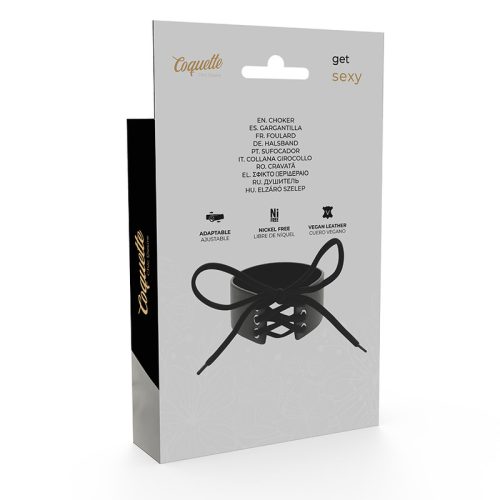 COQUETTE CHIC DESIRE - VEGÁN BŐR CHOKER