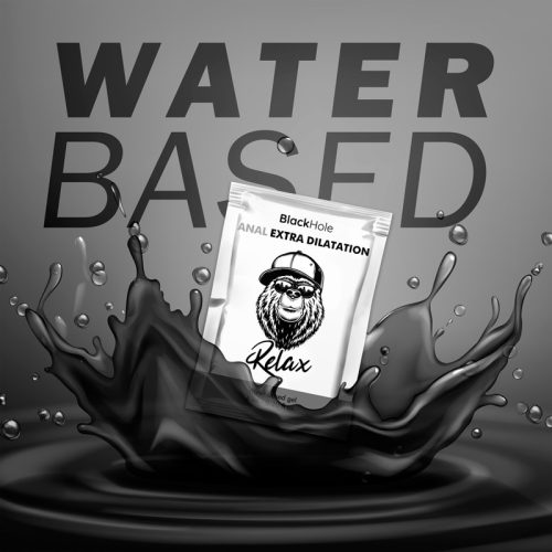 BLACK HOLE - VÍZALAPÚ GÉL, EXTRA DILATÁCIÓ, 6 ML EGYETLEN ADAG,