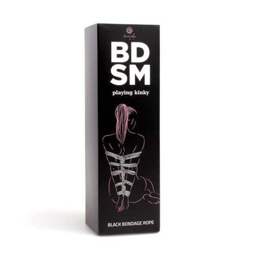 SECRETPLAY - FEKETE KÖTÉLKÖTÉL BDSM GYŰJTEMÉNY
