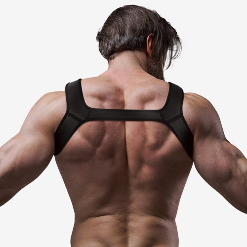 FETIS ALÁRENDELT HOZZÁÁLLÁS – NEOPRÉN MELLKASHEVES FÉRFIAKNAK L MÉRET