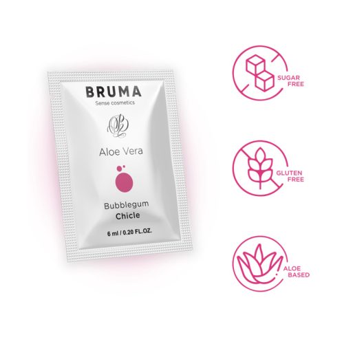 BRUMA - ALOE VERA CSÚSZÓ GÉL BUBORÉKGUMI ÍZ 6 ML