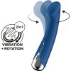 SATISFYER - SPINNING G-SPORT 1 ROTATOR VIBRÁTOR KÉK