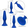 CALEXOTICS - ADMIRAL KIT 3 ANAL PLUG KÉK