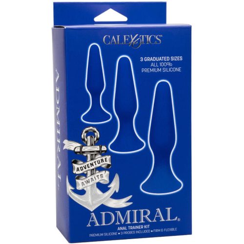 CALEXOTICS - ADMIRAL KIT 3 ANAL PLUG KÉK