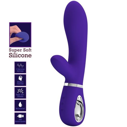 PRETTY LOVE - THOMAS MULTIFUNCTION G-SPOT VIBRÁTOR LILA