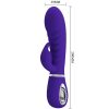 PRETTY LOVE - PRESCOTT MULTIFUNCTION G-SPOT VIBRÁTOR LILA