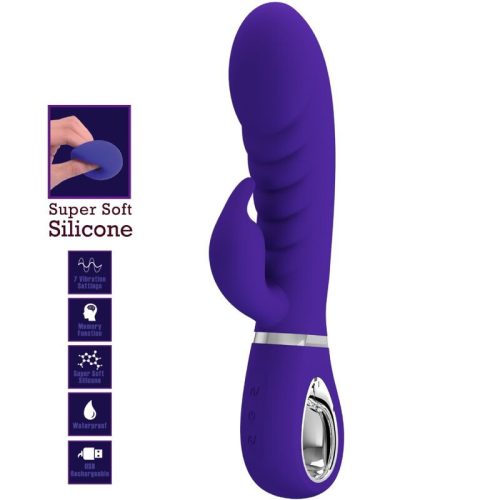 PRETTY LOVE - PRESCOTT MULTIFUNCTION G-SPOT VIBRÁTOR LILA