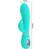 PRETTY LOVE - PRESCOTT MULTIFUNCTION G-SPOT VIBRÁTOR AQUA GREEN