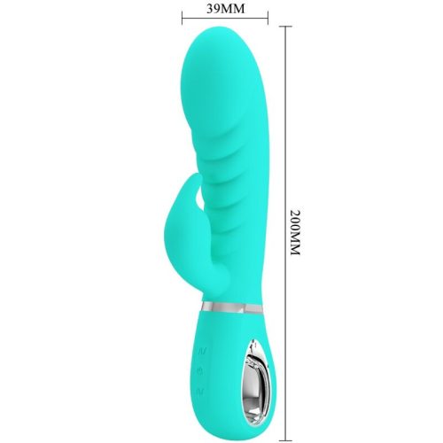 PRETTY LOVE - PRESCOTT MULTIFUNCTION G-SPOT VIBRÁTOR AQUA GREEN