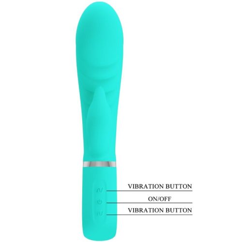 PRETTY LOVE - PRESCOTT MULTIFUNCTION G-SPOT VIBRÁTOR AQUA GREEN