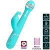 PRETTY LOVE - DEJON RABBIT VIBRÁTOR 3 AZ 1-BEN TÖBBFUNKCIÓJÚ AQUA GREEN