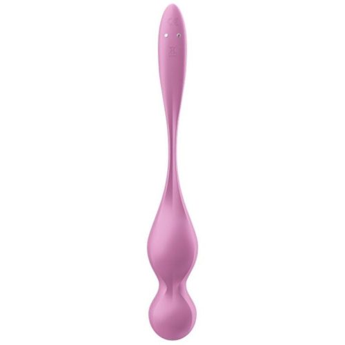 SATISFYER - SZERELMESMADARAK REZGŐ KEGEL LABDÁK RÓZSASZÍN