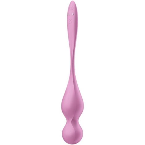 SATISFYER - SZERELMESMADARAK REZGŐ KEGEL LABDÁK RÓZSASZÍN