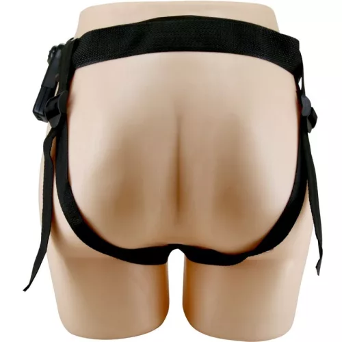 PRETTY LOVE - MARION HARNESS UNIVERSAL BRIEF ALSÓS VIBRÁCIÓS DILDÓVAL 19 CM BARNA