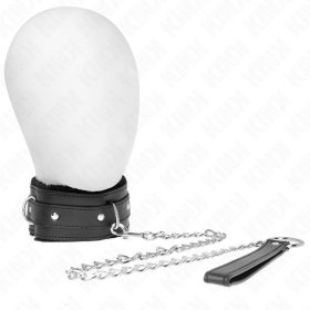   KINK - NYAKÖRV PÓRÁZSAL 65 CM, KORLÁTOZÁSOKKAL FEKETE 36-42 CM X 5,5 CM