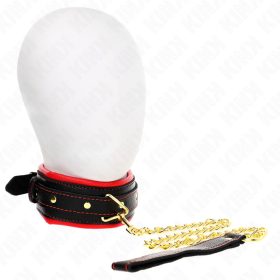   KINK - NYAKLÁNC SZIVACSUTÁNI BŐRPÁNTTAL, MODEL 2 ÁLLÍTHATÓ 37-54 CM X 3 CM