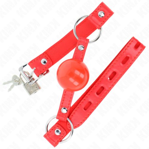 KINK - TPE LABDA 4 CM-ES KOSÁR ROJO ZÁRRAL 60 x 2 CM