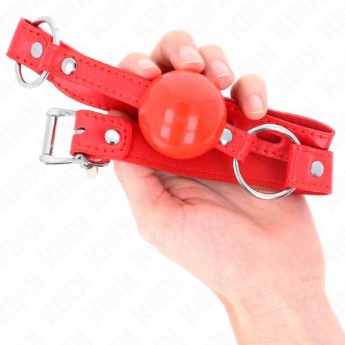 KINK - TPE LABDA 4 CM-ES KOSÁR ROJO ZÁRRAL 60 x 2 CM