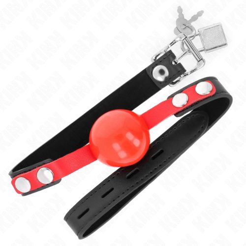 KINK - SOFT TPE BALL 4 CM GAG MODEL 4 60 x 2 CM ÁLLÍTHATÓ 37-52 CM