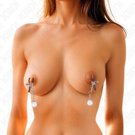 KINK - ÜVEGGYÖNGYBŐL ÁLLÓ BILINCS EZÜST 6 CM