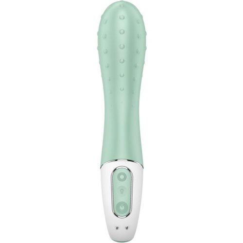 SATISFYER - LÉGSZIVATTYÚ VIBRÁTOR 3 FELFÚJHATÓ G POINT MINT