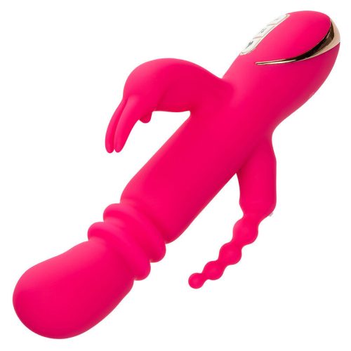 CALEXOTICS - JACK FANTASY TRIPLE HEATED VIBRÁTOR NYÚL PINK