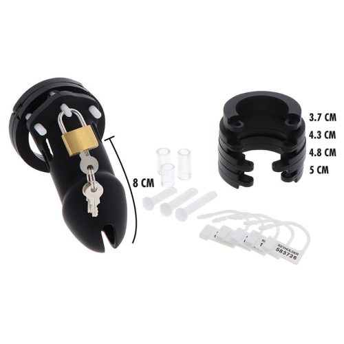 REJTETT VÁGY – EXTRÉM TISZTASÁG, FARKAS, KETREC, SZILIKON MÉRET, L, FEKETE