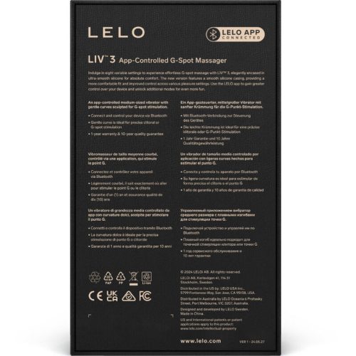 LELO - LIV™ 3 G-PONT STIMULÁTOR KÉK