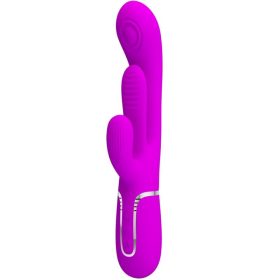   PRETTY LOVE - SHANIA TRIPLE RABBIT VIBRATOR MULTIFUNCTION PINK