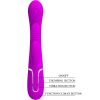 PRETTY LOVE - SHANIA TRIPLE RABBIT VIBRATOR MULTIFUNCTION PINK