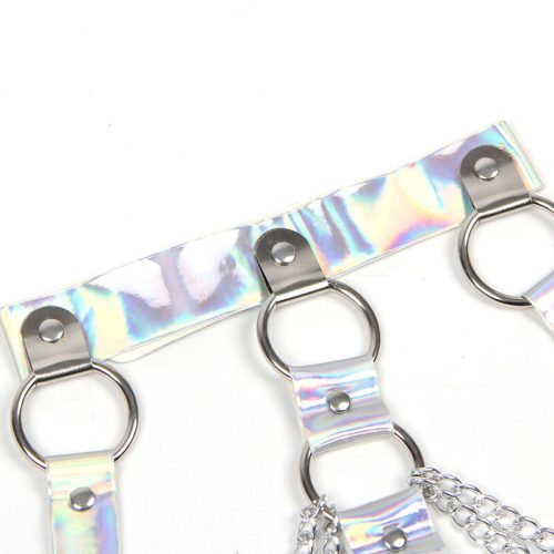 SUBBLIME – 953737 MELLKASPÁNT GYŰRŰKKEL ÉS LÁNCOKKAL, EZÜSTÖS EGYMÉRETŰ,